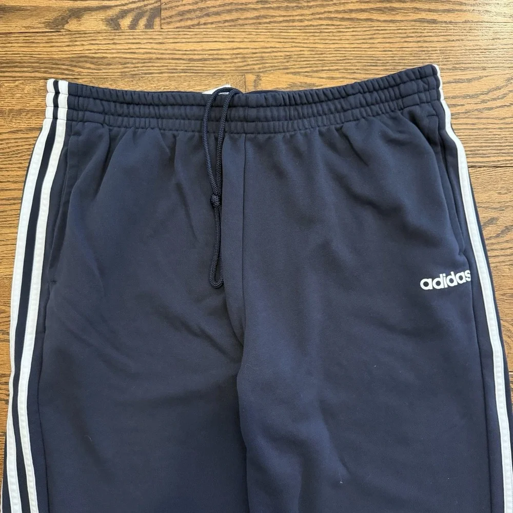 Adidas Sweat Pants Taper ClimaLite Cotton Blend Jogger W/Pockets Mens 2XL Navy